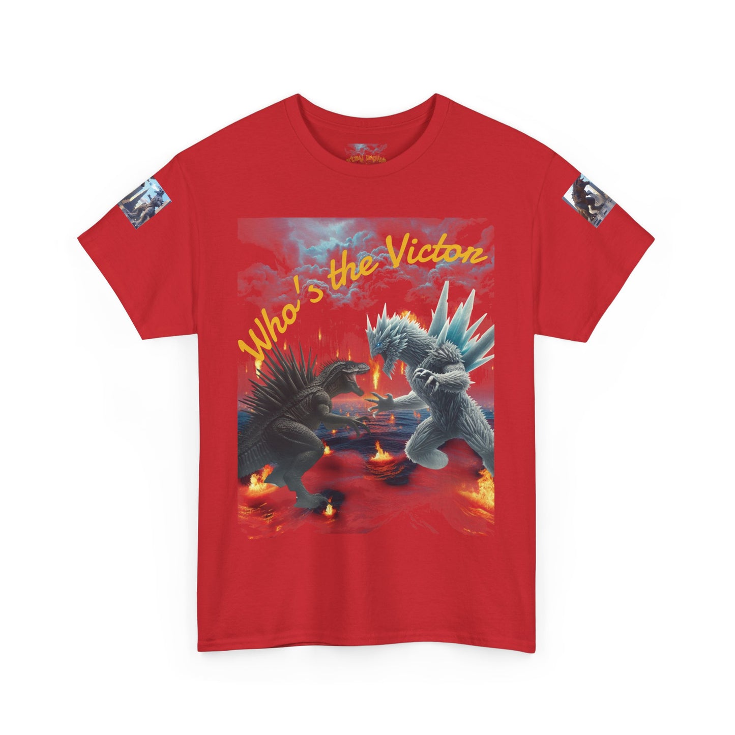 Epic Monster Battle Graphic Tee, Casual Wear, Gift for Gamers, Anime Fans, Godzilla Lovers, Fun Statement Shirt, Quirky Outfit