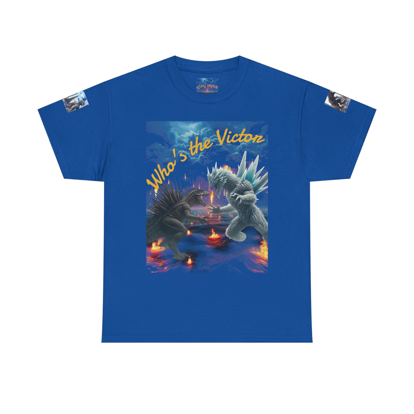 Epic Monster Battle Graphic Tee, Casual Wear, Gift for Gamers, Anime Fans, Godzilla Lovers, Fun Statement Shirt, Quirky Outfit