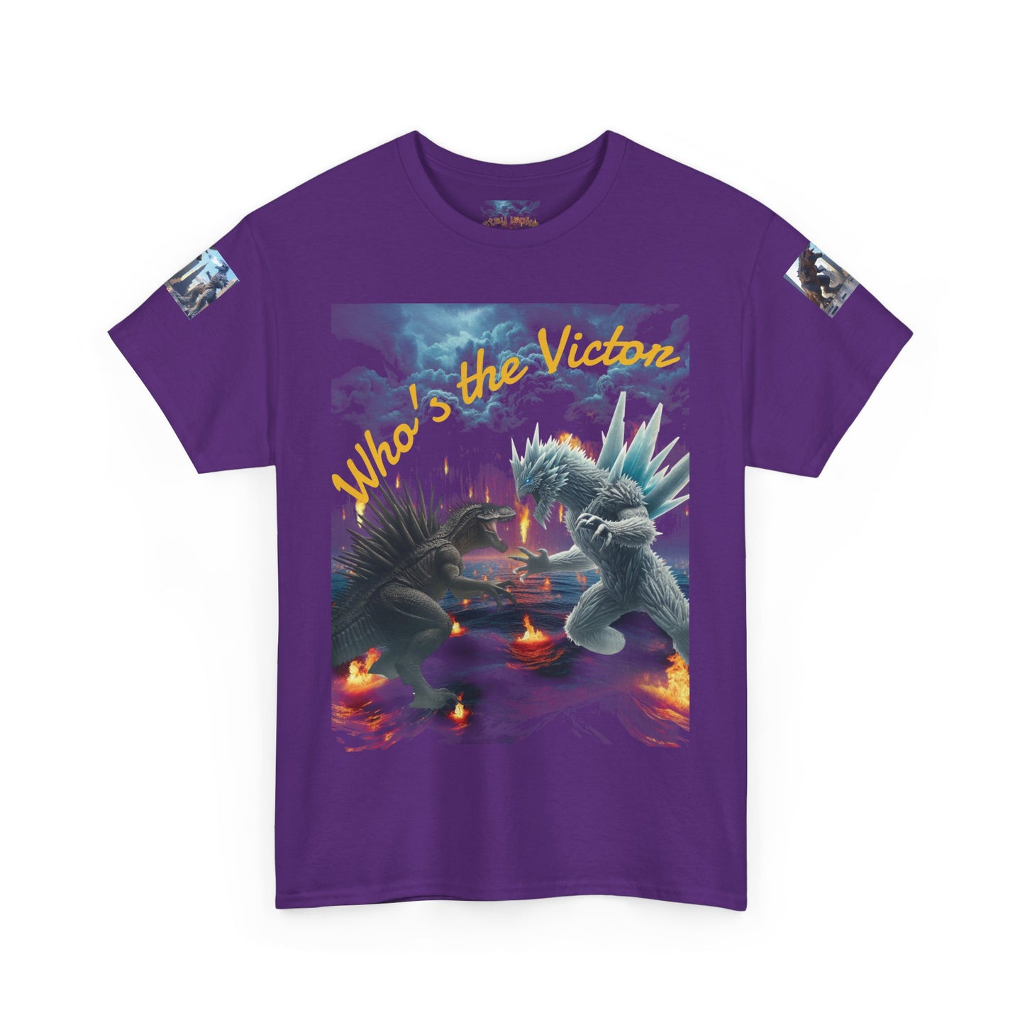 Epic Monster Battle Graphic Tee, Casual Wear, Gift for Gamers, Anime Fans, Godzilla Lovers, Fun Statement Shirt, Quirky Outfit