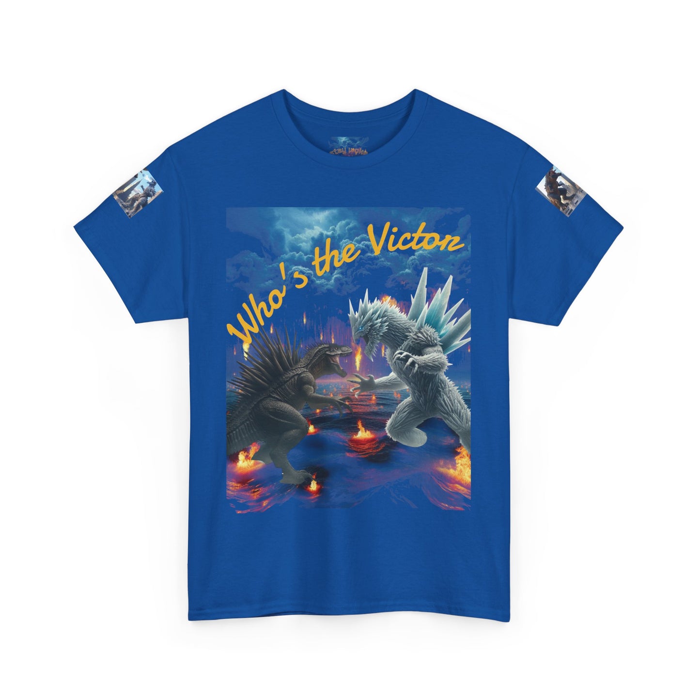 Epic Monster Battle Graphic Tee, Casual Wear, Gift for Gamers, Anime Fans, Godzilla Lovers, Fun Statement Shirt, Quirky Outfit