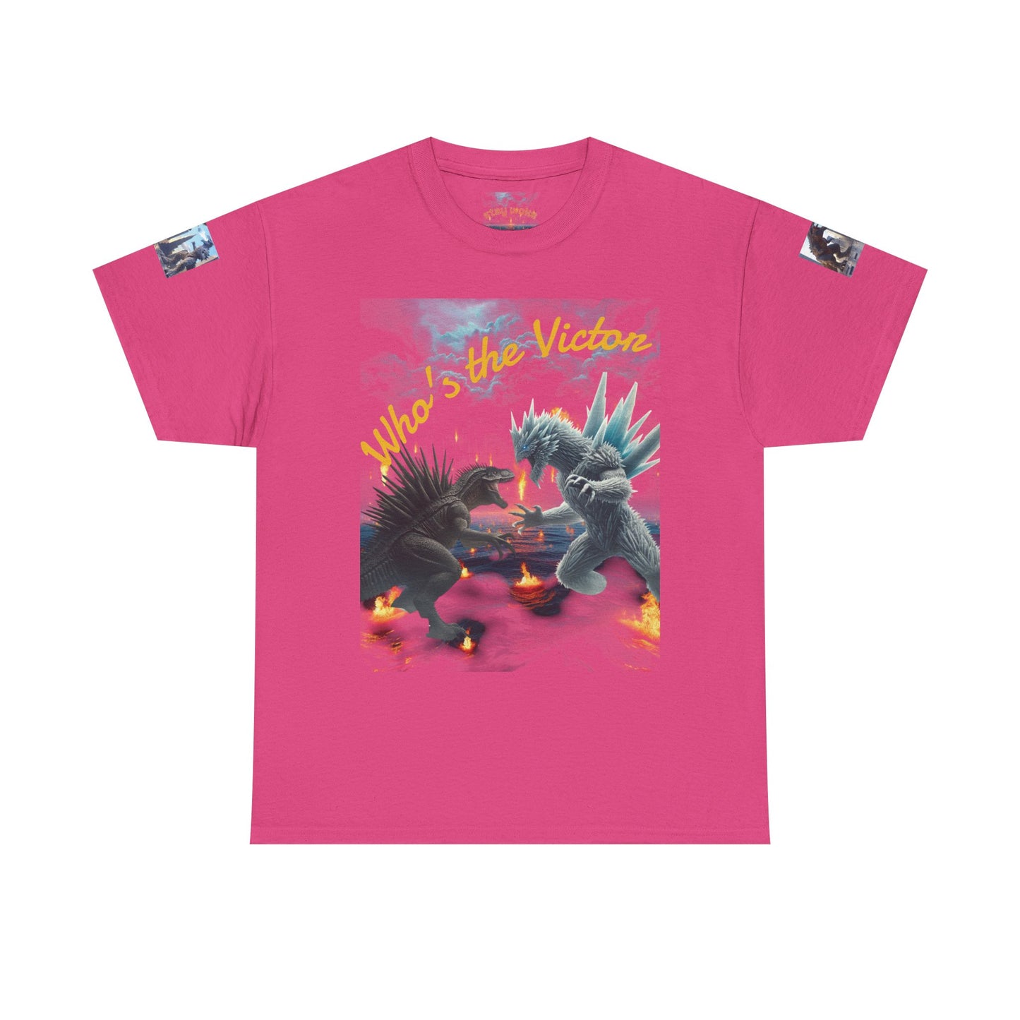 Epic Monster Battle Graphic Tee, Casual Wear, Gift for Gamers, Anime Fans, Godzilla Lovers, Fun Statement Shirt, Quirky Outfit