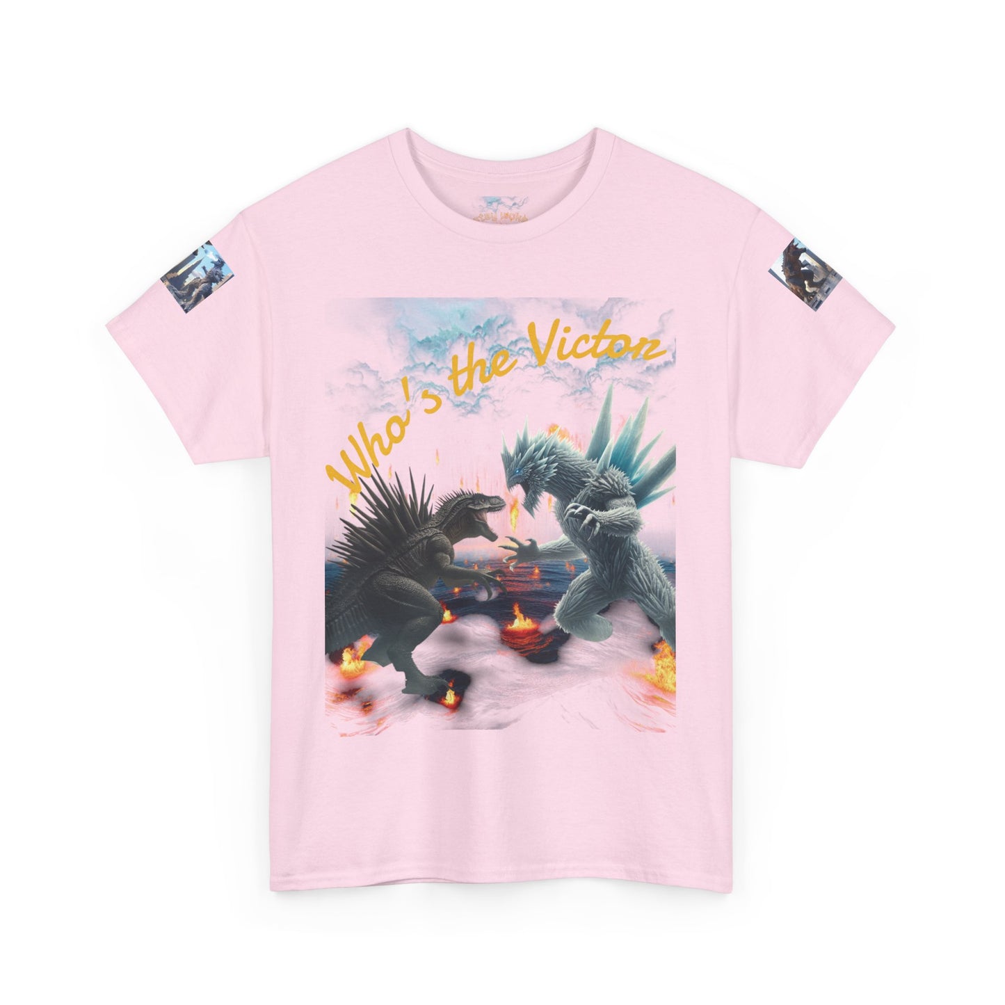 Epic Monster Battle Graphic Tee, Casual Wear, Gift for Gamers, Anime Fans, Godzilla Lovers, Fun Statement Shirt, Quirky Outfit
