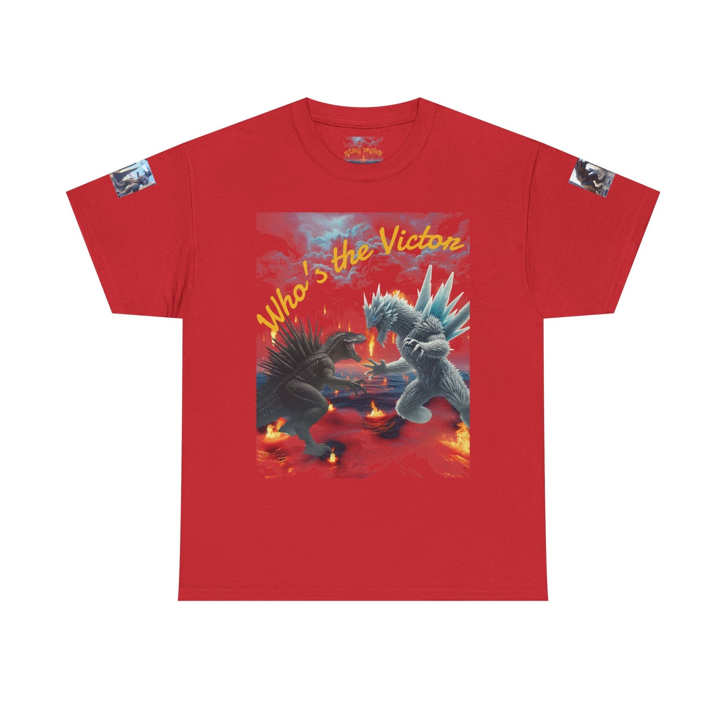 Epic Monster Battle Graphic Tee, Casual Wear, Gift for Gamers, Anime Fans, Godzilla Lovers, Fun Statement Shirt, Quirky Outfit