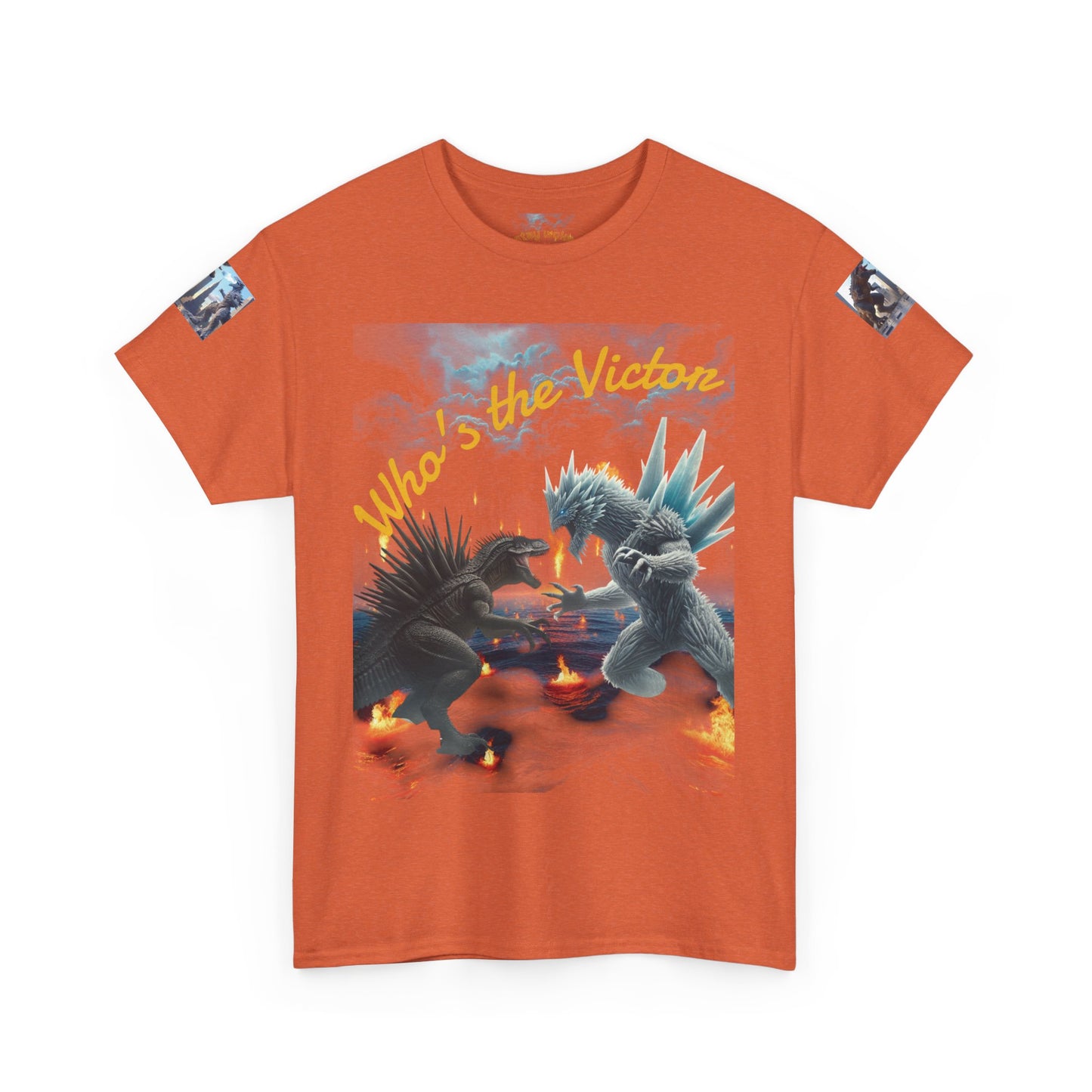 Epic Monster Battle Graphic Tee, Casual Wear, Gift for Gamers, Anime Fans, Godzilla Lovers, Fun Statement Shirt, Quirky Outfit
