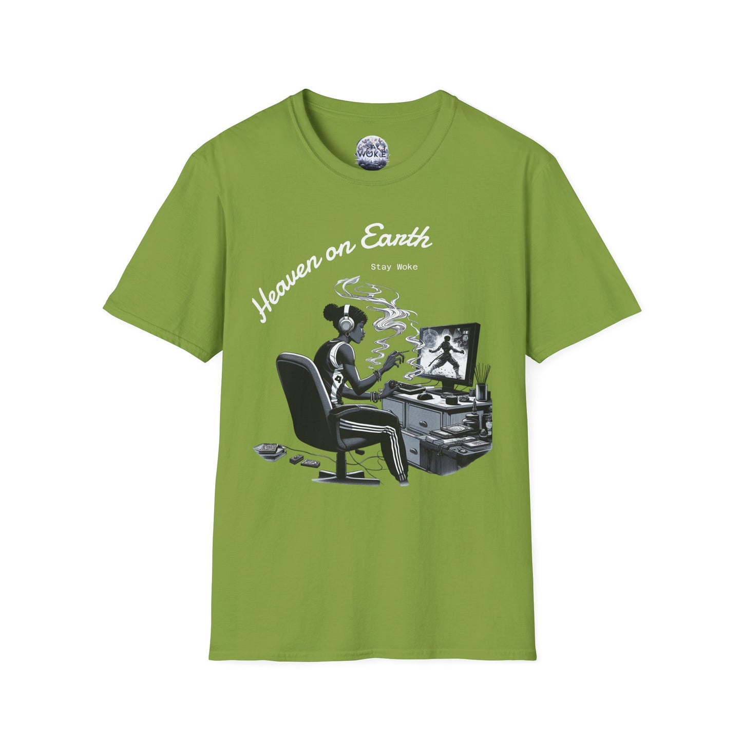 Heaven on Earth Unisex T-Shirt - Artistic Graphic Tee, Casual Wear, Street Style, Gift for Gamers, Unique Fashion Statement