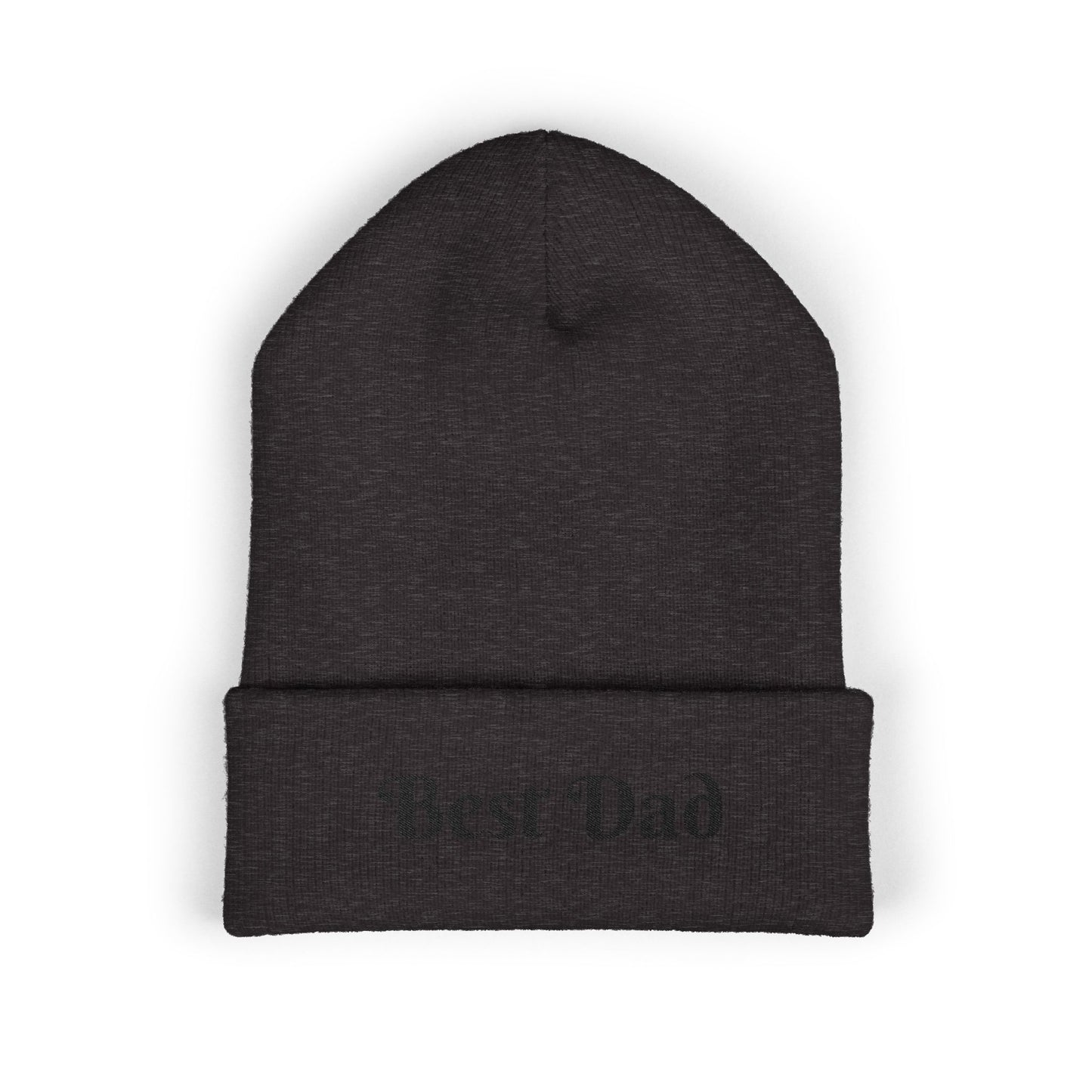 Best Dad Classic Cuffed Beanie, Embroidered Beanie Hat, Father's Day Gift, Winter Fashion, Cool Weather Accessory