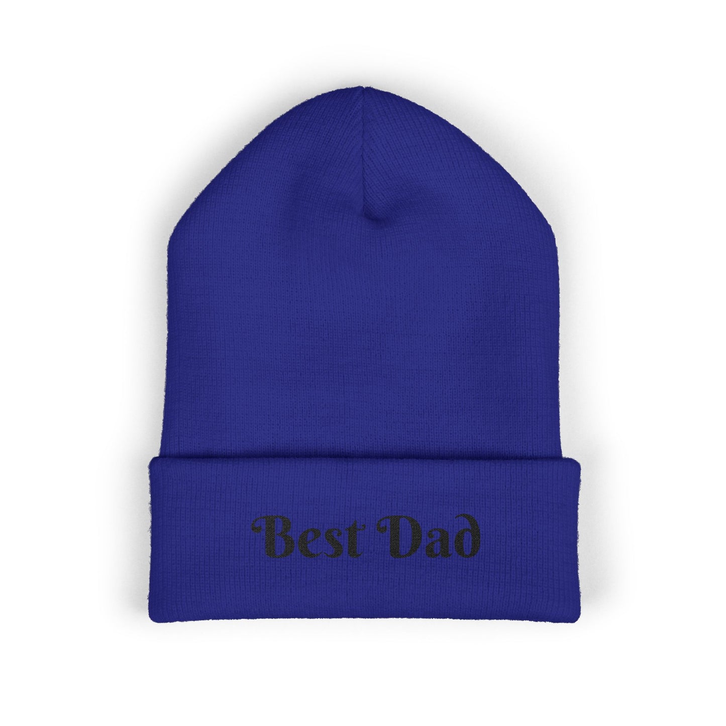Best Dad Classic Cuffed Beanie, Embroidered Beanie Hat, Father's Day Gift, Winter Fashion, Cool Weather Accessory