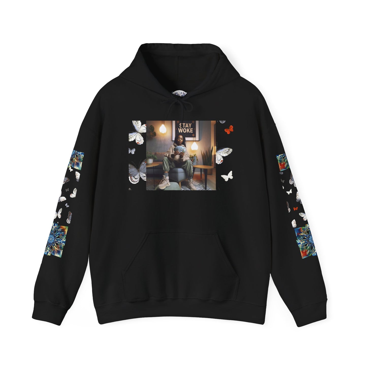 Hooded Sweatshirt - Stay Woke and Fashionable - Unisex
