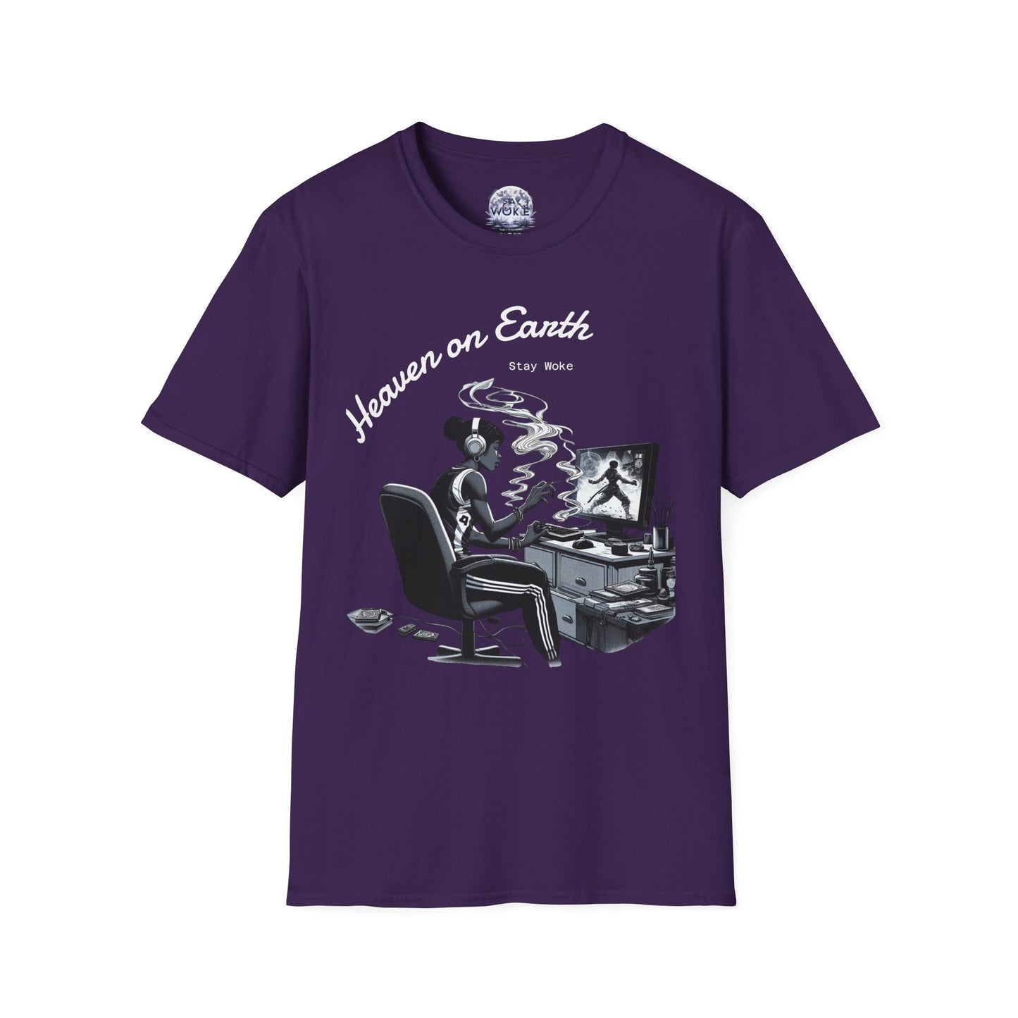 Heaven on Earth Unisex T-Shirt - Artistic Graphic Tee, Casual Wear, Street Style, Gift for Gamers, Unique Fashion Statement