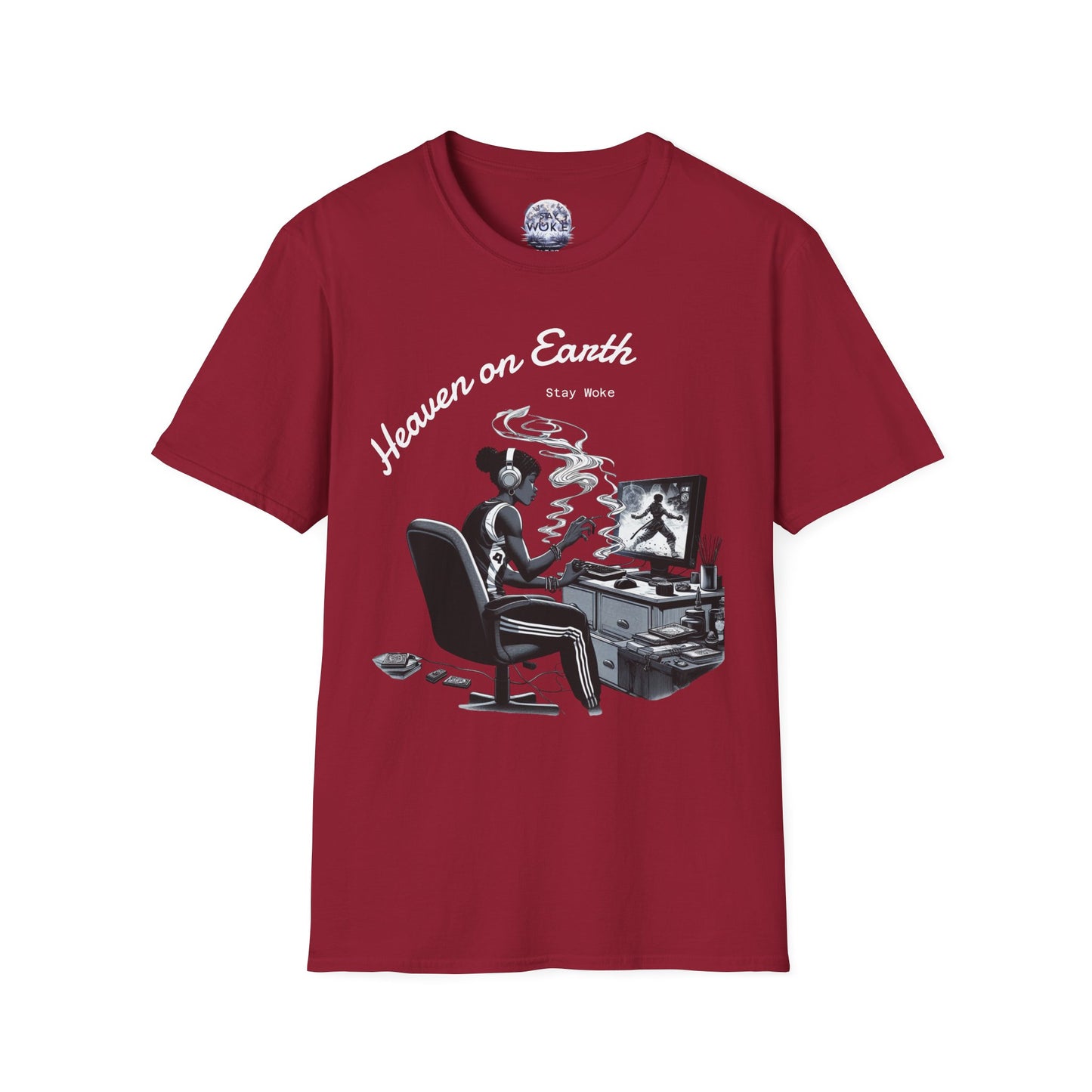Heaven on Earth Unisex T-Shirt - Artistic Graphic Tee, Casual Wear, Street Style, Gift for Gamers, Unique Fashion Statement