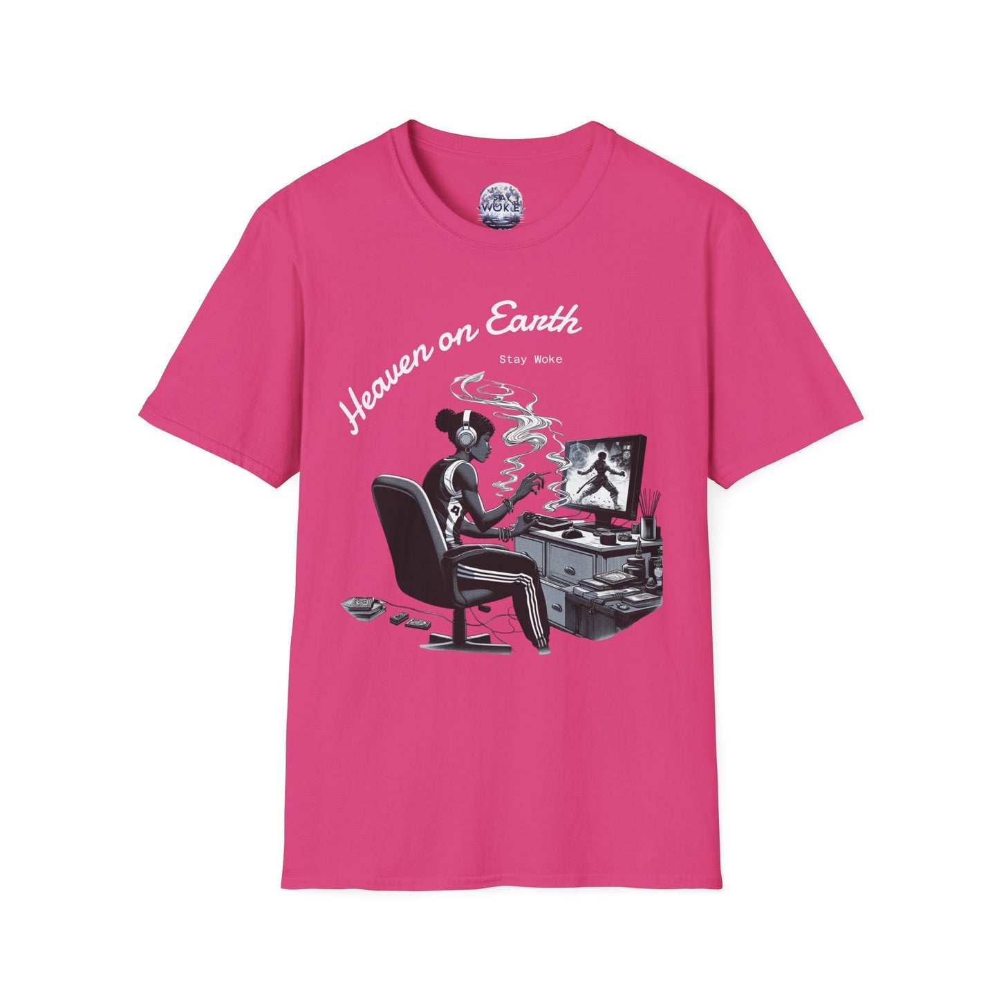 Heaven on Earth Unisex T-Shirt - Artistic Graphic Tee, Casual Wear, Street Style, Gift for Gamers, Unique Fashion Statement