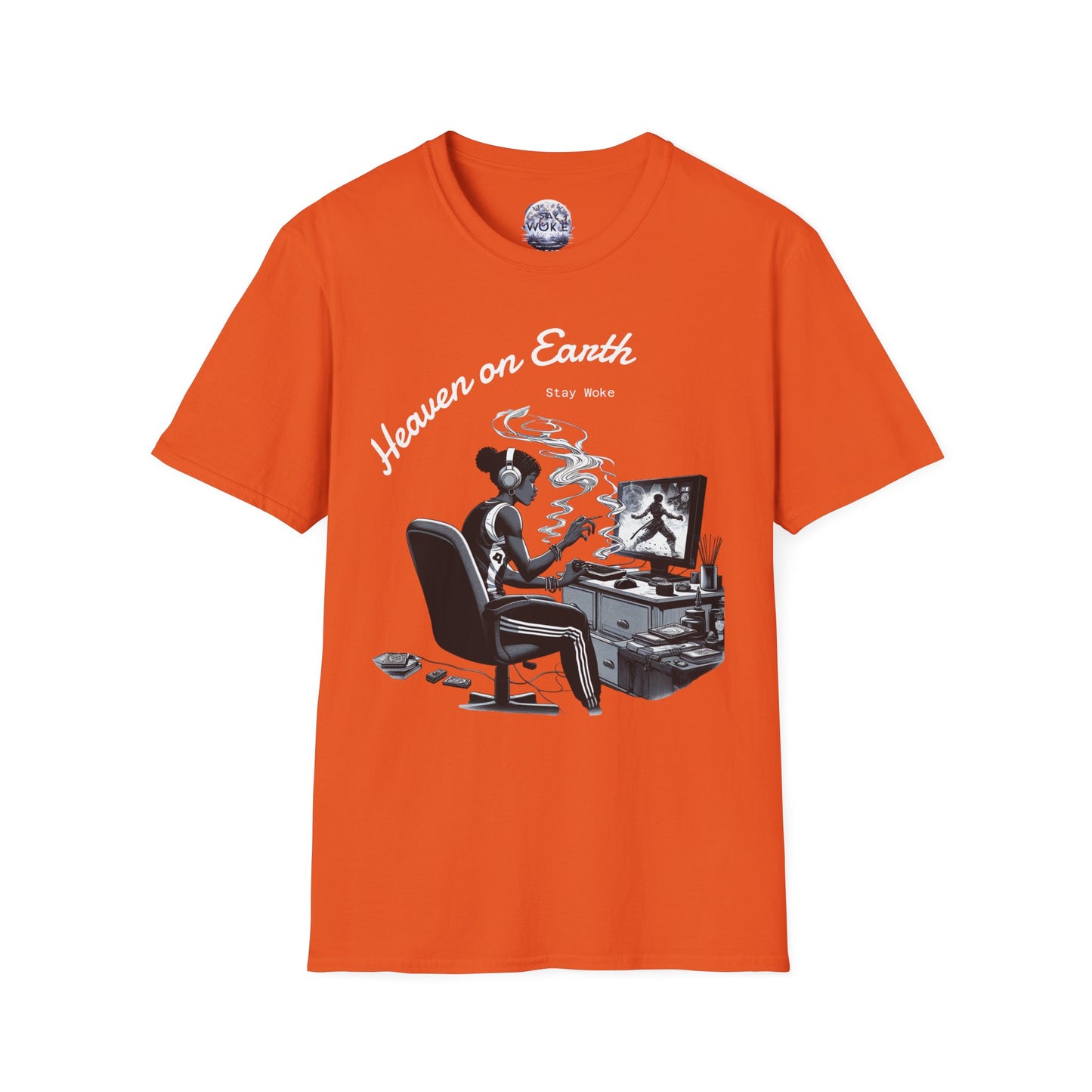 Heaven on Earth Unisex T-Shirt - Artistic Graphic Tee, Casual Wear, Street Style, Gift for Gamers, Unique Fashion Statement
