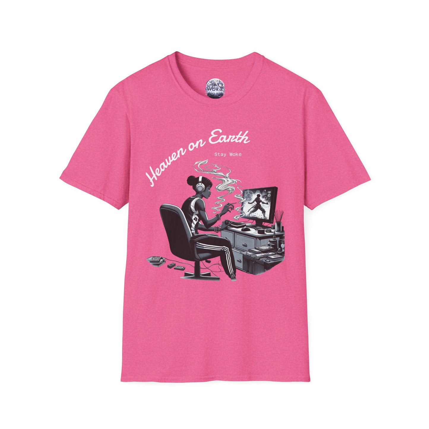 Heaven on Earth Unisex T-Shirt - Artistic Graphic Tee, Casual Wear, Street Style, Gift for Gamers, Unique Fashion Statement