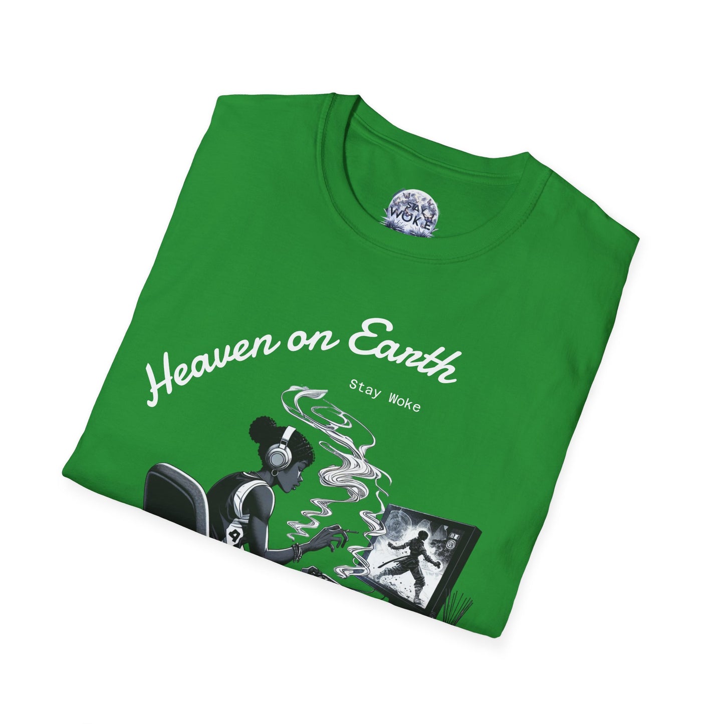 Heaven on Earth Unisex T-Shirt - Artistic Graphic Tee, Casual Wear, Street Style, Gift for Gamers, Unique Fashion Statement
