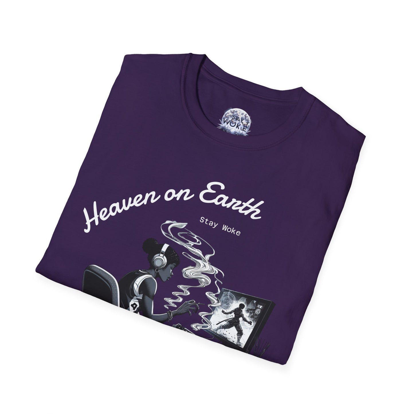 Heaven on Earth Unisex T-Shirt - Artistic Graphic Tee, Casual Wear, Street Style, Gift for Gamers, Unique Fashion Statement