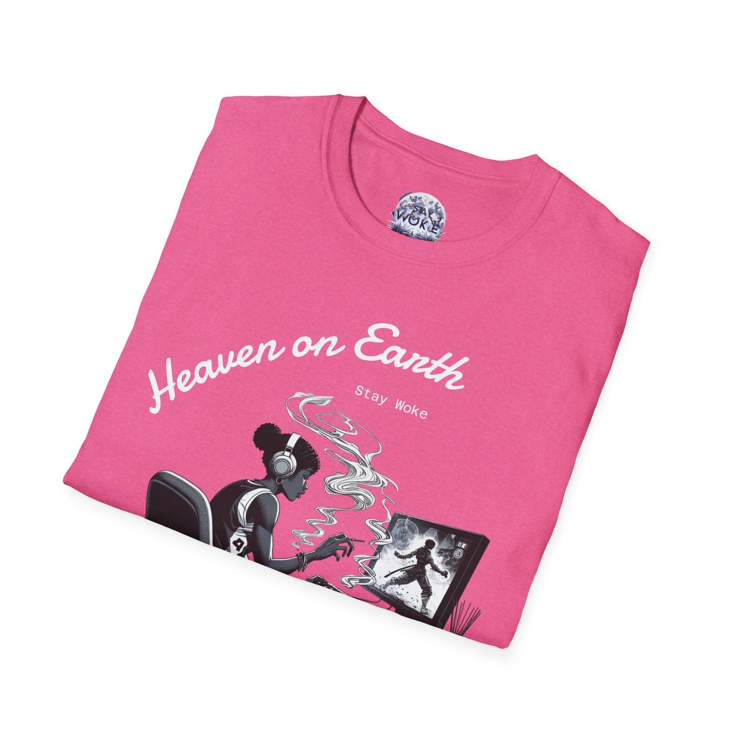 Heaven on Earth Unisex T-Shirt - Artistic Graphic Tee, Casual Wear, Street Style, Gift for Gamers, Unique Fashion Statement