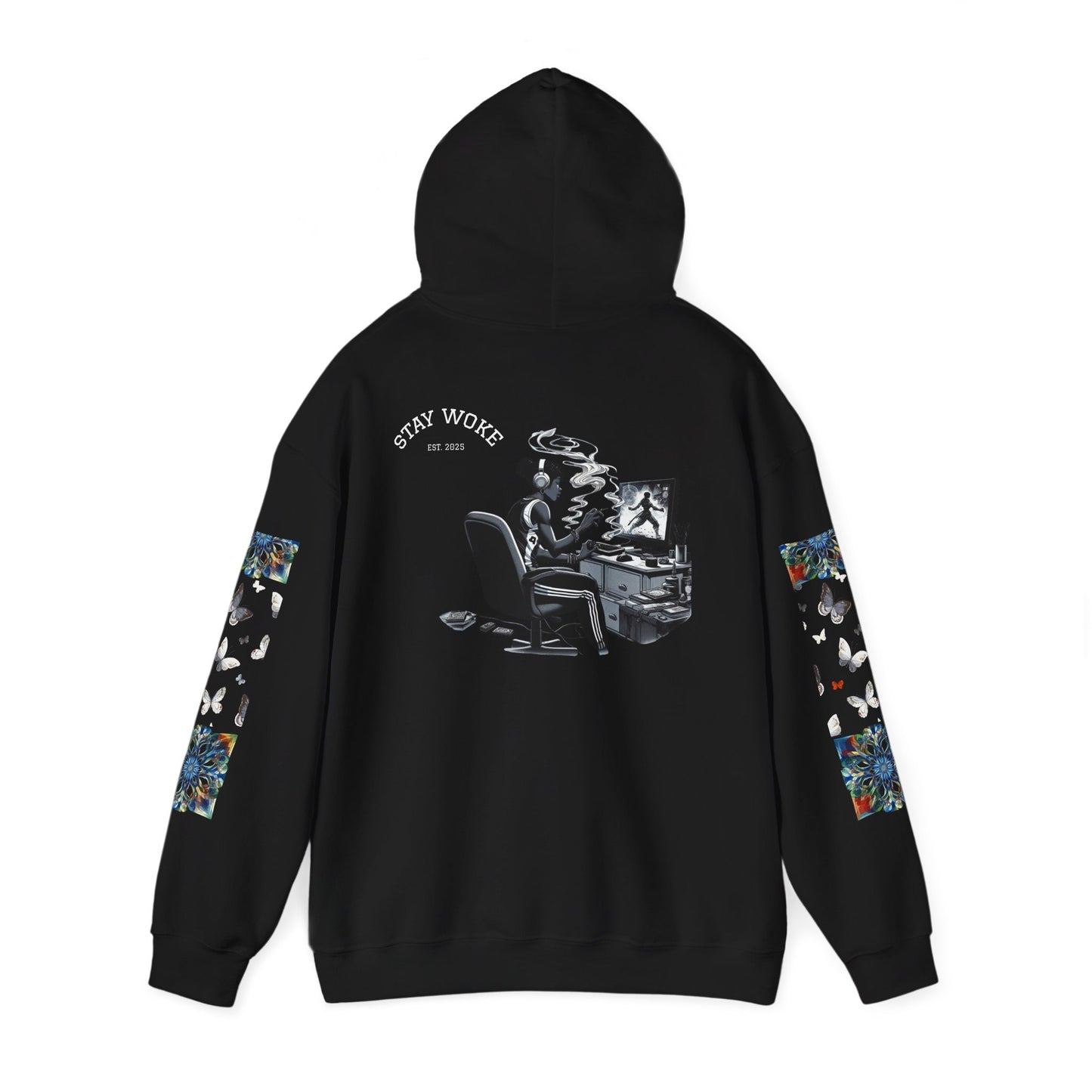 Hooded Sweatshirt - Stay Woke and Fashionable - Unisex