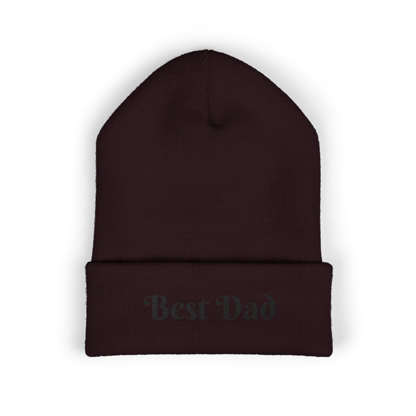 Best Dad Classic Cuffed Beanie, Embroidered Beanie Hat, Father's Day Gift, Winter Fashion, Cool Weather Accessory