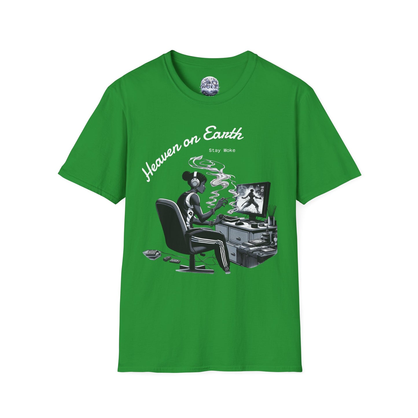 Heaven on Earth Unisex T-Shirt - Artistic Graphic Tee, Casual Wear, Street Style, Gift for Gamers, Unique Fashion Statement
