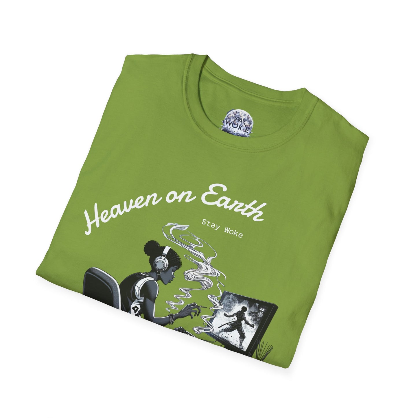 Heaven on Earth Unisex T-Shirt - Artistic Graphic Tee, Casual Wear, Street Style, Gift for Gamers, Unique Fashion Statement